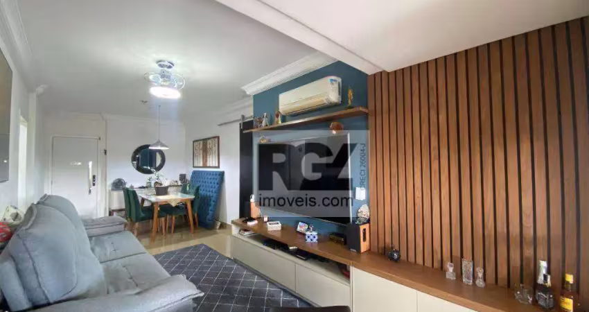 Apartamento garden com 2 dormitórios à venda, 289 m² por r$ 1.200.000,00 - ponta da praia - santos/sp