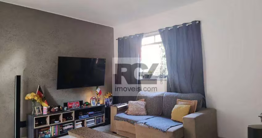 Apartamento com 2 dormitórios à venda, 70 m² por r$ 360.000,00 - macuco - santos/sp