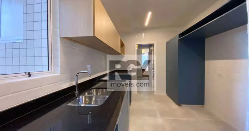 Apartamento com 3 dormitórios à venda, 127 m² por r$ 1.350.000,00 - boqueirão - santos/sp