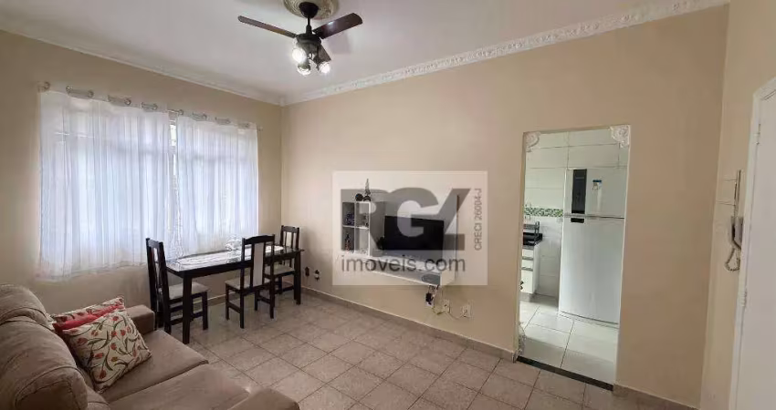 Apartamento com 2 dormitórios à venda, 74 m² por r$ 320.000,00 - encruzilhada - santos/sp