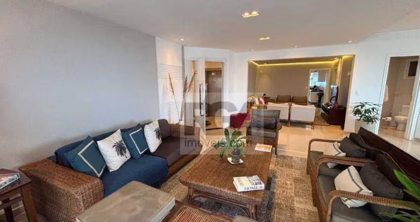 Apartamento com 3 dormitórios à venda, 199 m² por r$ 2.900.000,00 - ponta da praia - santos/sp