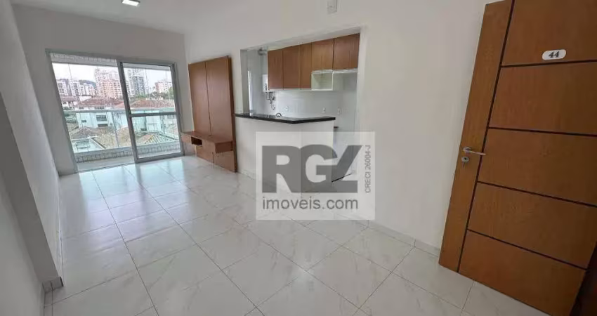 Apartamento com 2 dormitórios para alugar, 73 m² por r$ 4.500,00/mês - ponta da praia - santos/sp