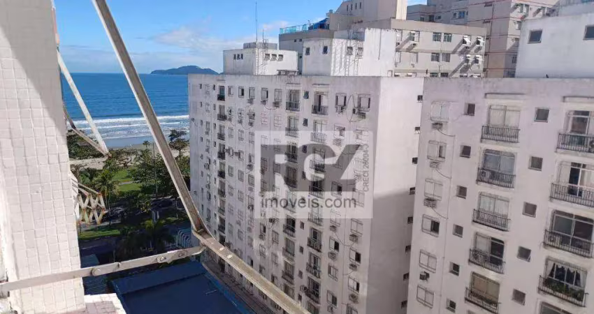 Apartamento com 1 dormitório para alugar, 69 m² por r$ 3.028,00/mês - boqueirão - santos/sp