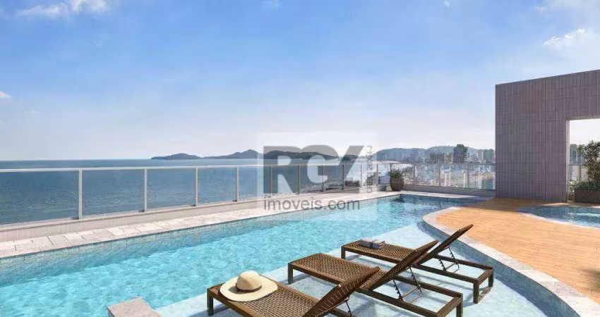 Apartamento com 3 dormitórios à venda, 129 m² por r$ 2.850.000,00 - embaré - santos/sp