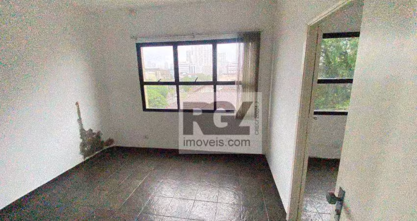 Sala à venda, 87 m² por r$ 430.000,00 - boqueirão - santos/sp
