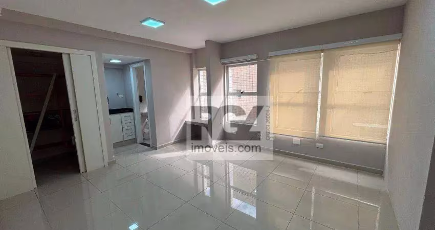 Sala à venda, 85 m² por r$ 360.000,00 - embaré - santos/sp