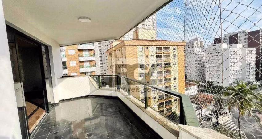 Apartamento para locação com 4 suítes, 455 m² por r$ 17.000/mês
