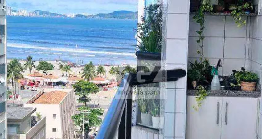 Apartamento com 3 dormitórios à venda, 120 m² por r$ 690.000,00 - itararé - são vicente/sp