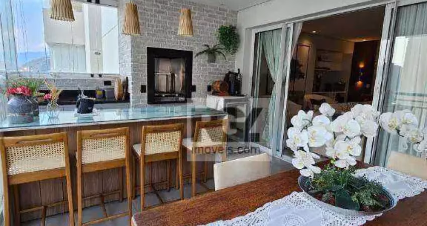 Apartamento com 3 dormitórios à venda, 149 m² por r$ 1.800.000 - marapé - santos/sp