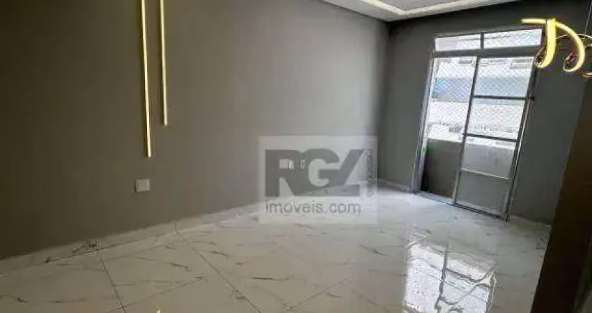 Apartamento com 2 quartos para alugar, 75 m² por r$ 5.000/mês - boqueirão - santos/sp