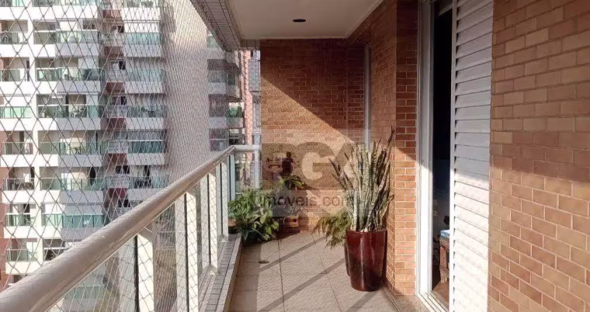 Apartamento com 2 dormitórios à venda, 96 m² por r$ 1.120.000,00 - gonzaga - santos/sp
