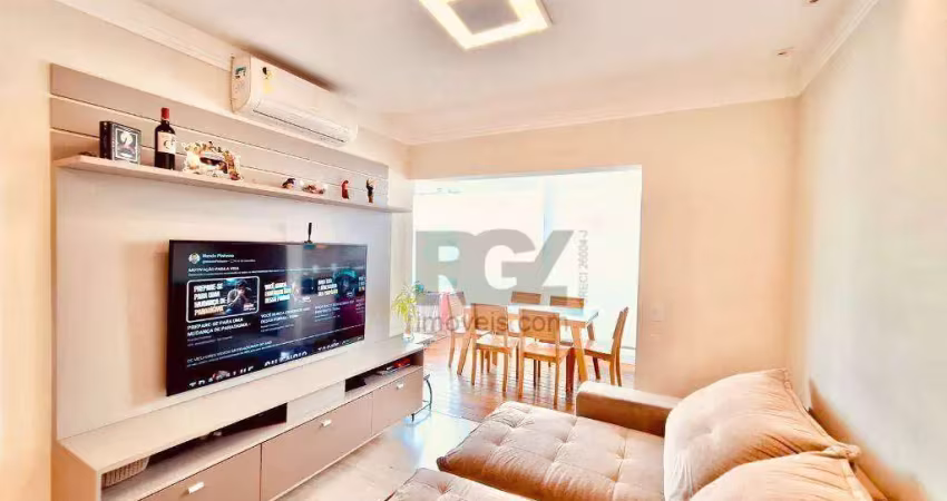 Apartamento com 3 quartos para alugar, 88 m² por r$ 9.000/mês - campo grande - santos/sp