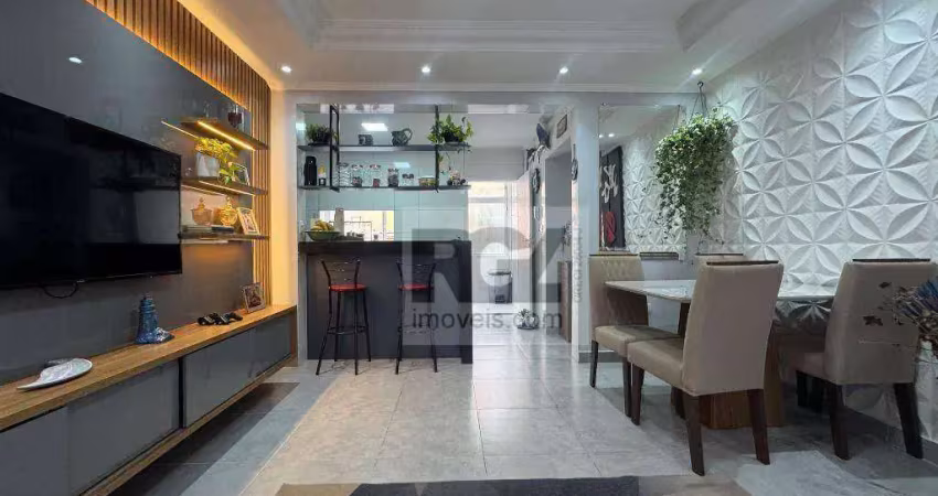 Apartamento com 2 quartos à venda, ponta da praia, santos-sp