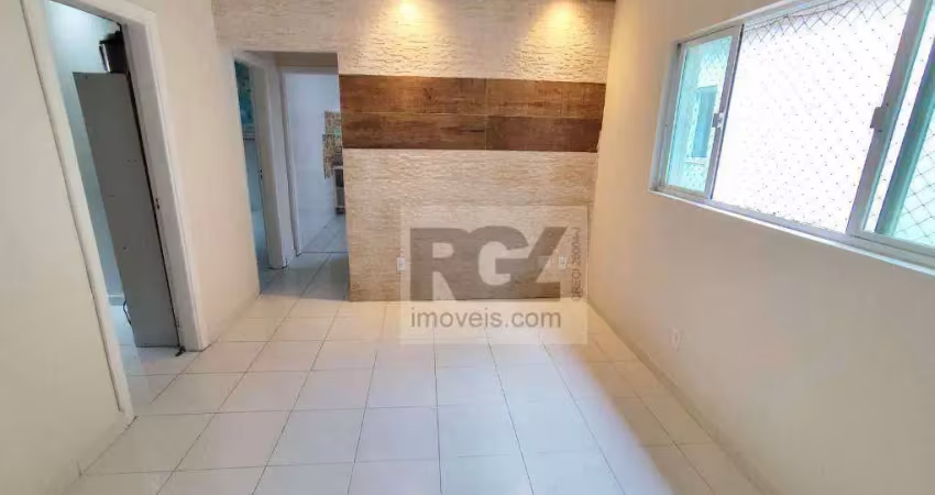 Apartamento com 2 quartos à venda, 52 m² por r$ 300.000 - ponta da praia - santos/sp