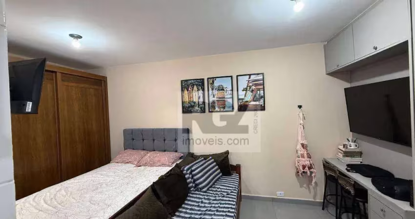 Apartamento com 1 dormitório à venda, 34 m² por r$ 310.000,00 - ponta da praia - santos/sp