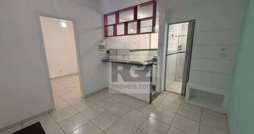 Apartamento com 1 dormitório à venda, 42 m² por r$ 361.000,00 - ponta da praia - santos/sp