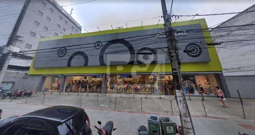 Loja para alugar, 1100 m² por r$ 156.500,00/mês - gonzaga - santos/sp