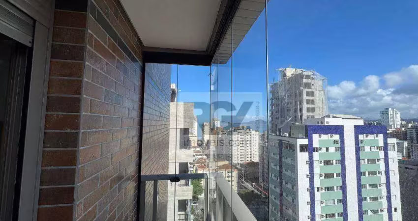Apartamento com 2 dormitórios para alugar, 88 m² por r$ 7.900,00/mês - aparecida - santos/sp