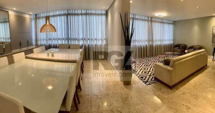 Apartamento com 4 dormitórios à venda, 233 m² por r$ 1.890.000,00 - boqueirão - santos/sp