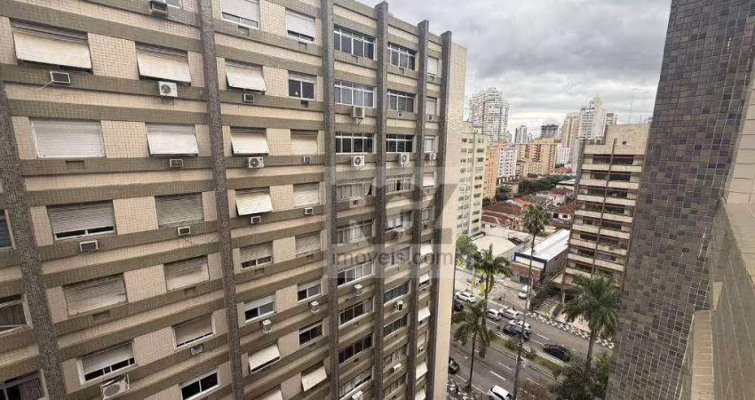 Apartamento para venda na avenida ana costa no gonzaga em santos - sp