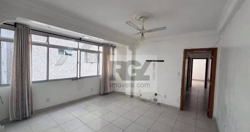 Apartamento com 2 dormitórios à venda, 93 m² por r$ 320.000,00 - josé menino - santos/sp