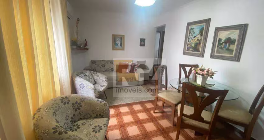 Apartamento com 2 dormitórios à venda, 48 m² por r$ 360.000,00 - aparecida - santos/sp