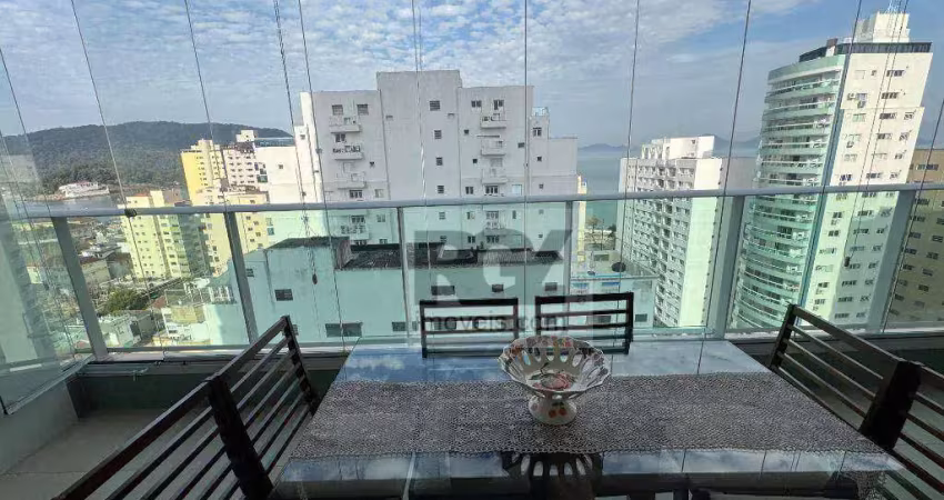 2 suítes | 2 vagas, andar alto com vista mar - ponta da praia - rgl imóveis