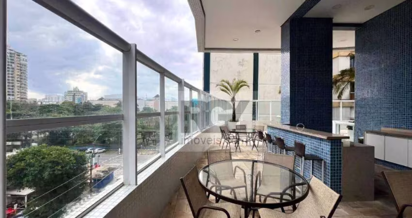 Apartamento com 5 quartos à venda, 255 m² por r$ 3.800.000 - aparecida - santos/sp