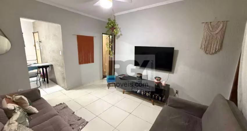 Apartamento térreo com 3 dormitórios à venda, 88 m² por r$ 398.000 - campo grande - santos/sp
