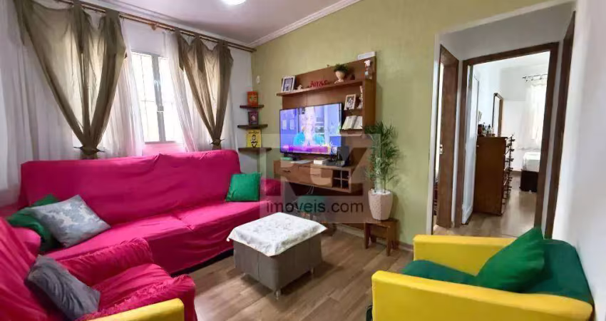 Apartamento terreo com 2 dormitórios à venda, 83 m² por r$ 380.000 - campo grande - santos/sp