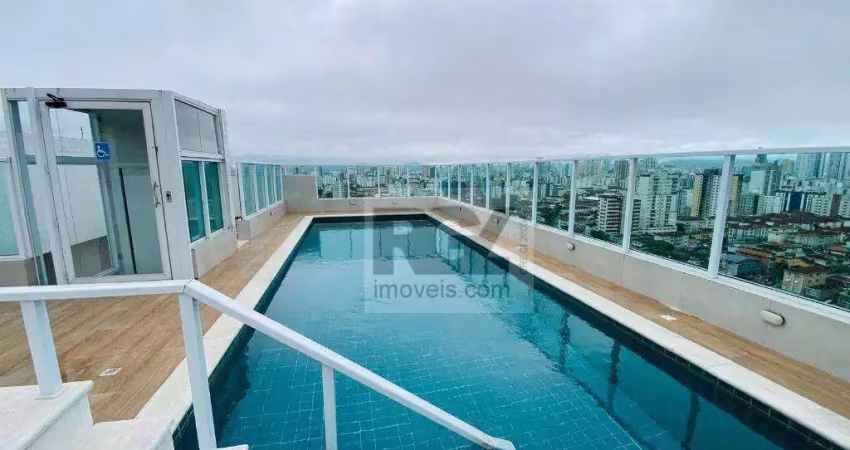 Apartamento com 2 dormitórios a venda no marapé - santos/sp