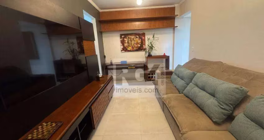 Apartamento com 1 dormitório à venda, 55 m² por r$ 400.000,00 - marapé - santos/sp