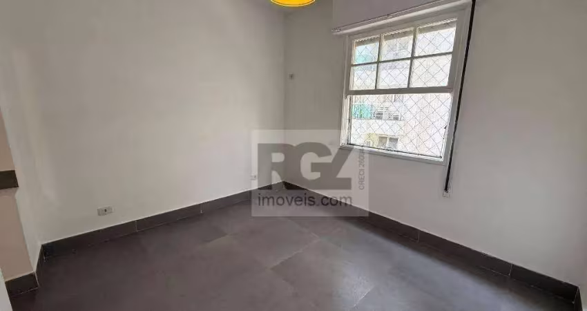 Apartamento com 1 dormitório à venda, 30 m² por r$ 230.000,00 - boqueirão - santos/sp