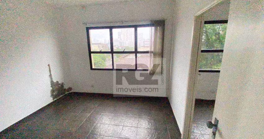 Sala para alugar, 87 m² por r$ 3.500,00/mês - boqueirão - santos/sp