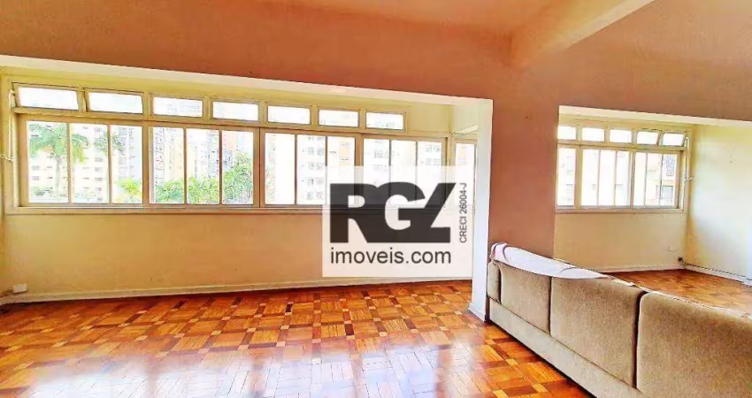 Apartamento com 3 dormitórios à venda, 122 m² por r$ 590.000,00 - gonzaga - santos/sp