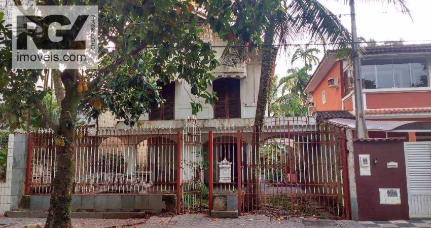 Casa com 3 dormitórios, 327 m² - venda por R$ 1.696.000,00 ou aluguel por R$ 10.925,00/mês - Itararé - São Vicente/SP