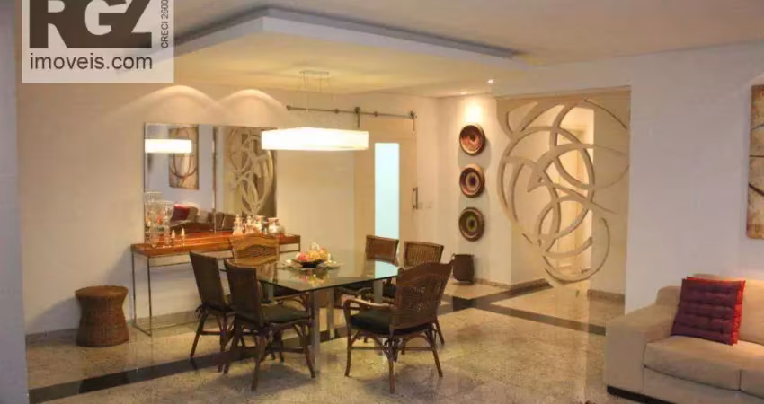 Apartamento com 3 dormitórios à venda, 192 m² por r$ 2.400.000,00 - embaré - santos/sp