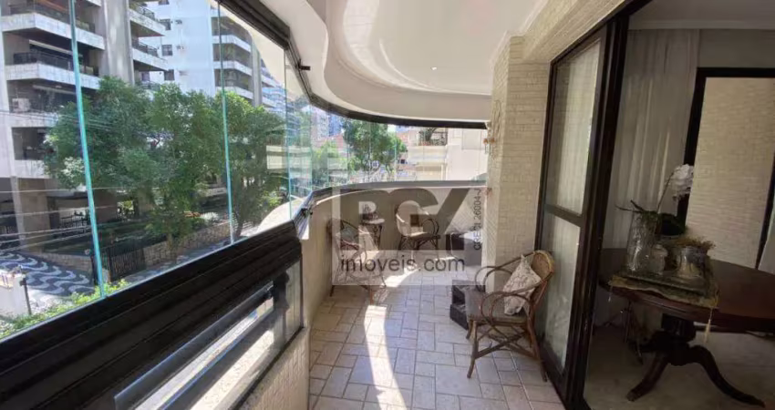 Apartamento à venda, 287 m² por r$ 2.600.000,00 - boqueirão - santos/sp