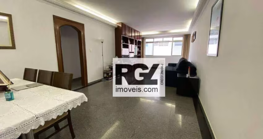 Apartamento com 3 dormitórios à venda, 207 m² por r$ 1.100.000,00 - pompéia - santos/sp