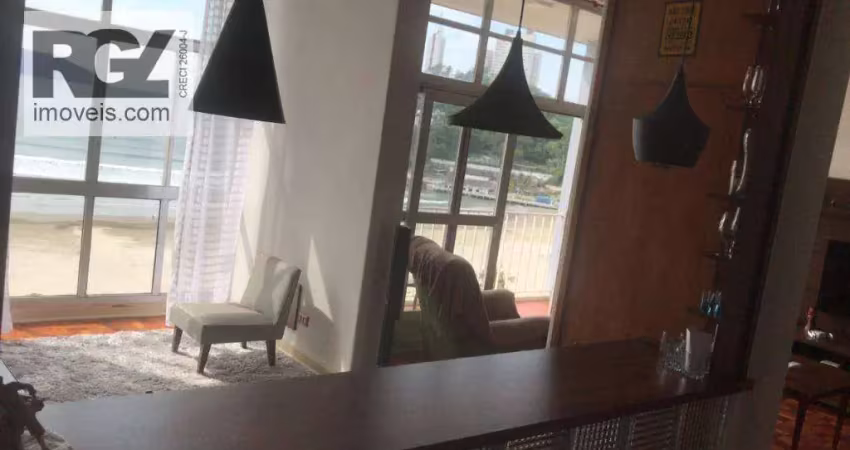 Apartamento com 3 dormitórios à venda, 180 m² por r$ 1.010.000 - itararé - são vicente/sp