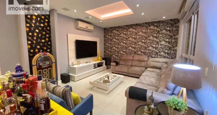 Apartamento com 3 dormitórios à venda, 204 m² por r$ 2.800.000,00 - boqueirão - santos/sp