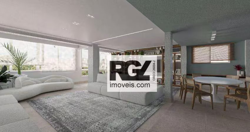 Apartamento à venda, 224 m² por r$ 2.430.000,00 - gonzaga - santos/sp