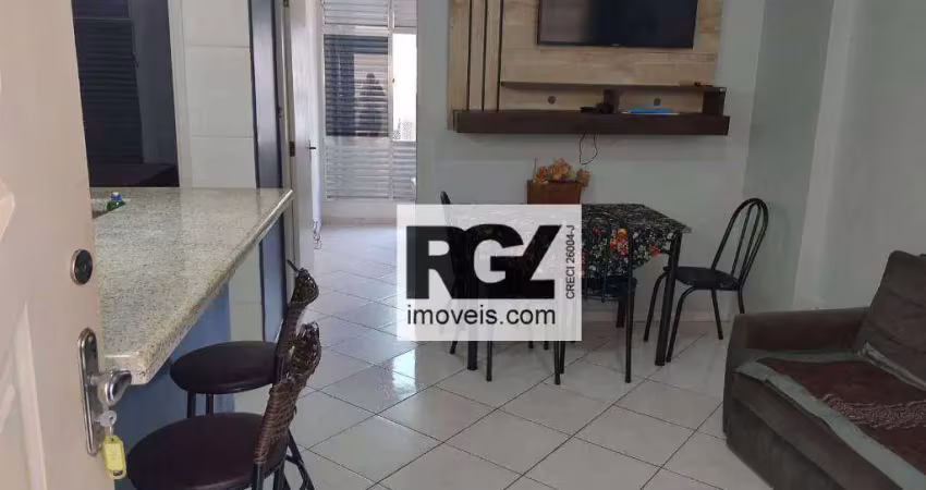 Apartamento com 2 dormitórios para alugar, 70 m² por r$ 2.500,00/mês - marapé - santos/sp