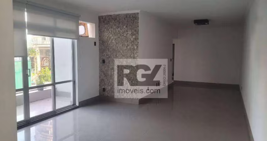 Apartamento com 3 dormitórios à venda, 146 m² por r$ 910.000,00 - ponta da praia - santos/sp