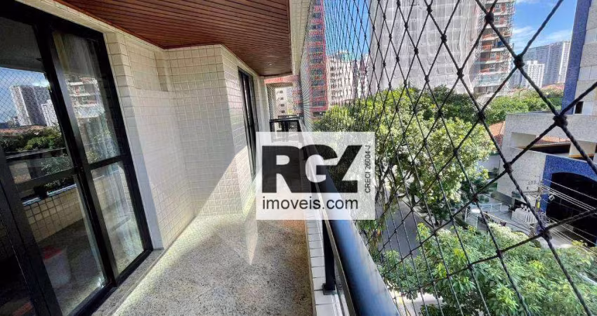 Apartamento com 4 dormitórios à venda, 227 m² por R$ 1.380.000,00 - Boqueirão - Santos/SP
