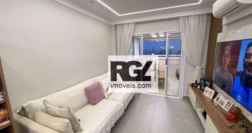 Apartamento com 3 dormitórios à venda, 115 m² por R$ 1.150.000,00 - Ponta da Praia - Santos/SP