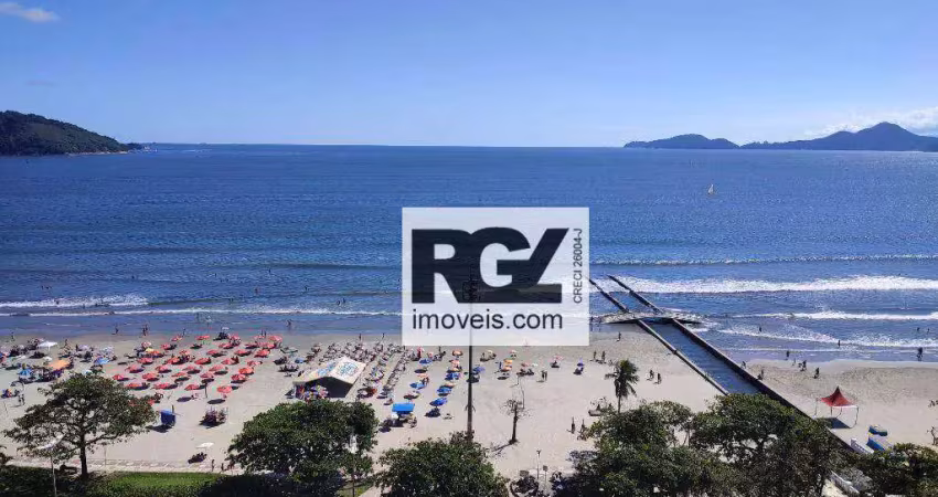 Apartamento com 3 dormitórios para alugar, 110 m² por r$ 6.417,30/mês - aparecida - santos/sp