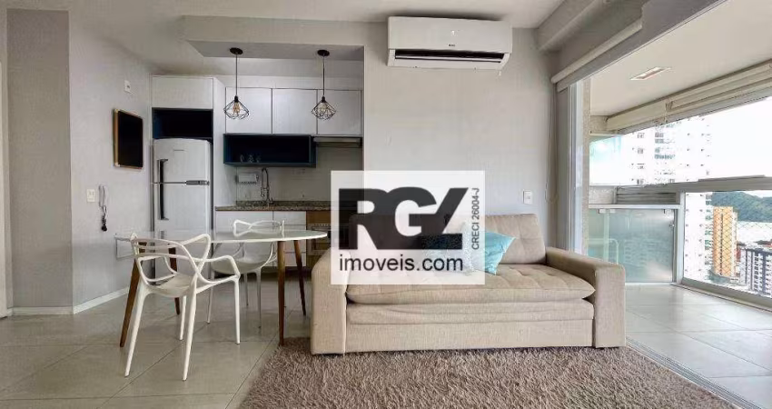 Apartamento com 1 dormitório à venda, 48 m² por R$ 590.000,00 - Ponta da Praia - Santos/SP