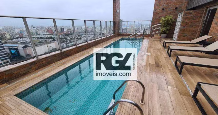 Apartamento à venda, 77 m² por r$ 1.680.000,00 - aparecida - santos/sp