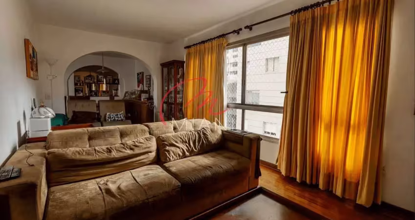 Apartamento à venda de 150m² com 3 quartos (2 suítes) e vista para o ibirapuera – próximo ao hospit